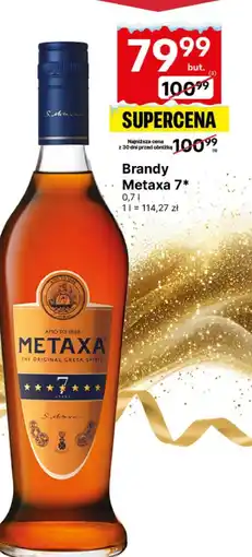 Delikatesy Centrum Brandy Metaxa oferta