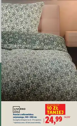 Lidl Pościel Livarno oferta