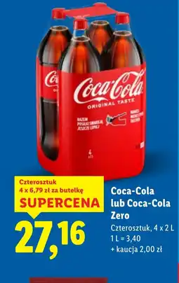 Lidl Napój gazowany Coca-Cola oferta