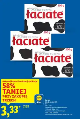 Lidl Masło Łaciate oferta