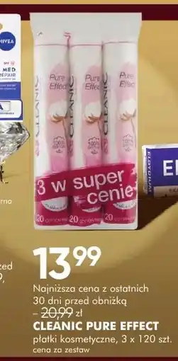 SuperPharm Płatki kosmetyczne Cleanic pure oferta
