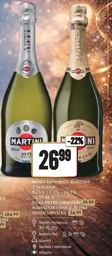Dino Wino musujące Martini oferta