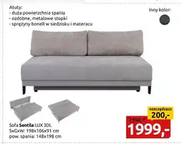 Black Red White Sofa oferta