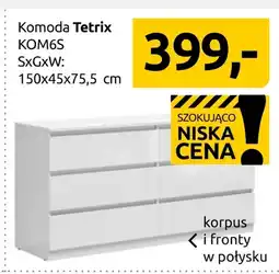 Black Red White Komoda Tetrix oferta