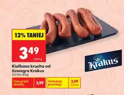 Biedronka Kiełbasa krucha od Szwagra Krakus oferta