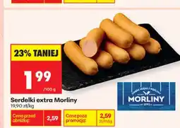 Biedronka Serdelki extra Morliny oferta
