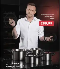 Nela Garnki nierdzewne Komplet CHEF oferta