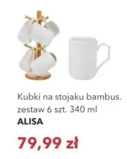 Nela Kubki na stojaku bambus ALISA oferta