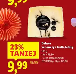 Lidl Ser owczy z truflą letnią oferta