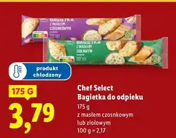 Lidl Bagietka do odpiektu z masłem czosnkowym oferta