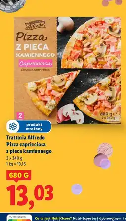 Lidl Pizza capricciosa z pieca kamiennego oferta