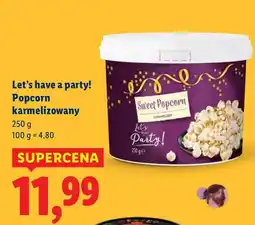 Lidl Popcorn karmelizowany oferta