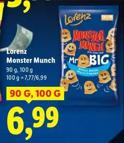 Lidl Chrupki Monster Munch oferta