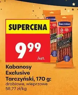 Biedronka Kabanosy Exclusive drobiowe oferta