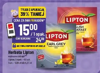 Herbata Lipton Earl Grey