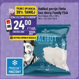 Polomarket Halibut porcje fileta bez skóry Family Fish oferta