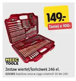 Jula Zestaw wierteł/końcówki 246 el oferta