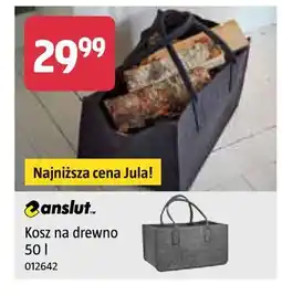 Jula Kosz na drewno 50 l Anslut oferta