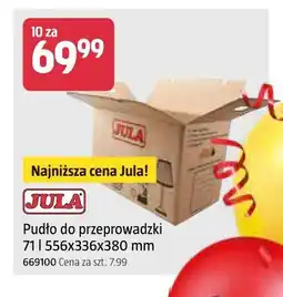 Jula Pudło do przeprowadzki Jula 71 l 556x336x380 mm oferta