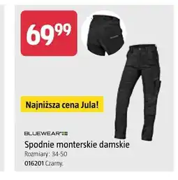 Jula Spodnie monterskie damskie Rozmiary: 34-50 oferta
