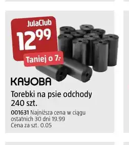 Jula Torebki na psie odchody 240 szt oferta