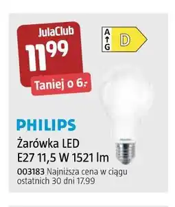 Jula Żarówka LED 12W 15W 1521 lm oferta