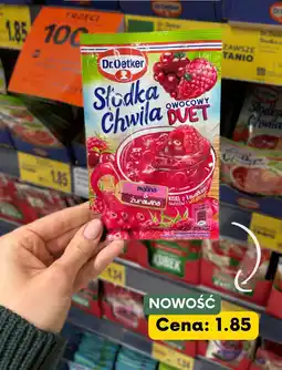 Kaufland Kisiel słodka chwila owocowy duet malina & żurawina oferta