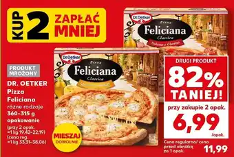 Pizza Feliciana różne rodzaje