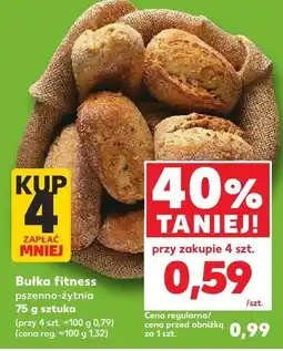 Kaufland Bułka fitness pszenna-żytnia oferta