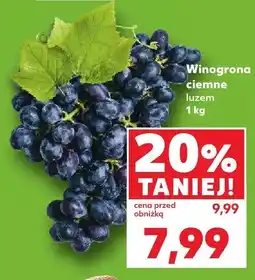 Kaufland Winogrona ciemne luzem oferta