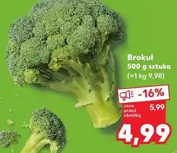 Kaufland Brokuł 500g sztuka oferta