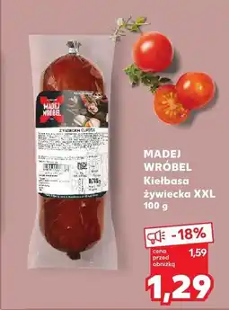 Kaufland Kiełbasa żywiecka XXL oferta