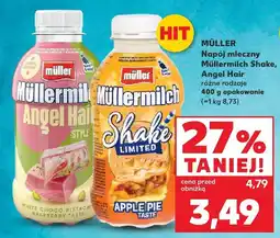 Kaufland Napój mleczny Müllermilch Shake, Angel Hair różne rodzaje oferta