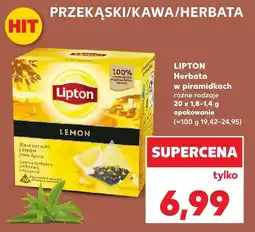 Kaufland Herbata w piramidkach różne rodzaje oferta