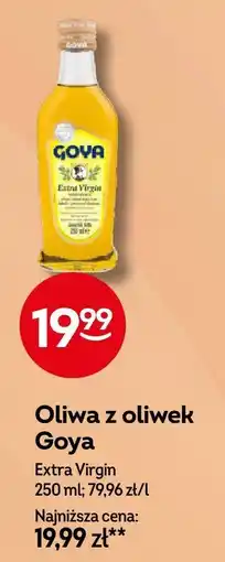 Żabka Oliwa z oliwek Goya Extra Virgin oferta