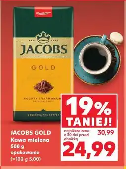 Kaufland Jacobs Gold Kawa mielona 500 g opakowanie oferta