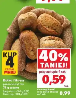 Kaufland Bułka fitness pszenno-żytnia oferta