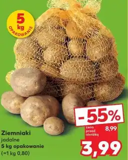Kaufland Ziemniaki jadalne 5 kg opakowanie (~1 kg 0,80) oferta