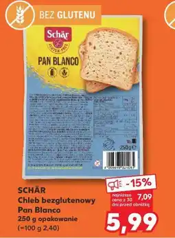 Kaufland Schär Pan Blanco Chleb bezglutenowy oferta