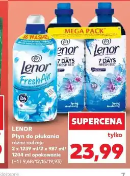 Kaufland Lenor Płyn do płukania oferta