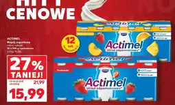 Kaufland Actimel Napój jogurtowy różne rodzaje 12 x 100 g opakowanie oferta