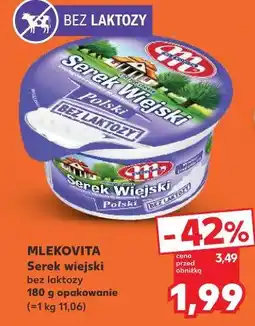 Kaufland Mlekovita Serek wiejski bez laktozy oferta
