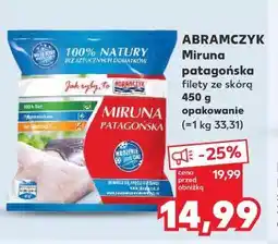 Kaufland ABRAMCZYK Miruna patagońska filety ze skórą 450 g opakowanie oferta