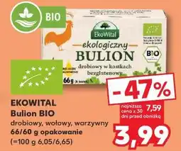 Kaufland EKOWITAL Bulion BIO drobiowy, wołowy, warzywny oferta