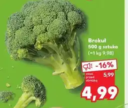 Kaufland Brokuł 500 g sztuka oferta