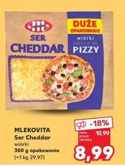 Kaufland MLEKOVITA Ser Cheddar wiórki 300 g oferta