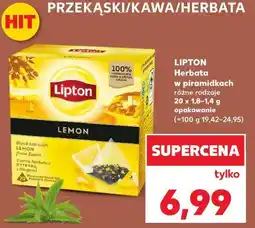 Kaufland Lipton Herbata w piramidkach oferta