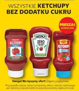 Kaufland Ketchupy bez dodatku cukru (Heinz, Pudliszki, Kotlin) oferta