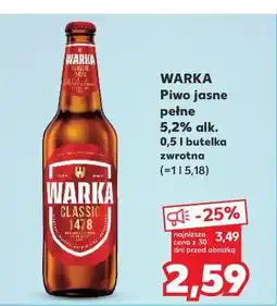 Kaufland Warka Piwo jasne pełne 5,2% alk oferta