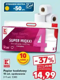 Kaufland Papier toaletowy Premium Super Miękki 10 szt oferta